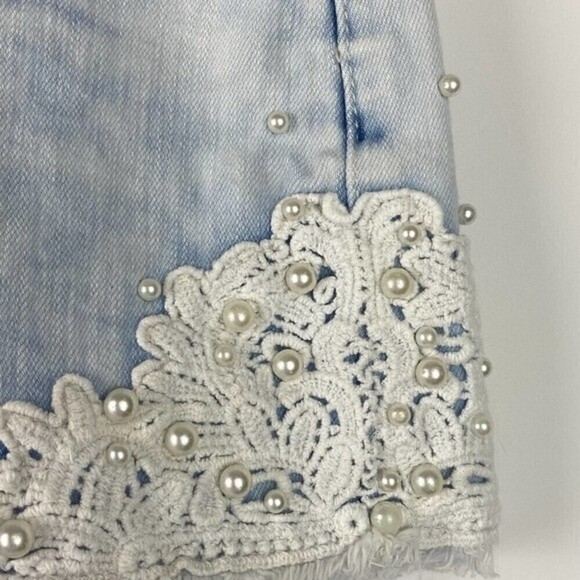 American Rag Denim Shorts Womens Size 0 Light Blue Pockets Summer Casual Shorts - Picture 3 of 11